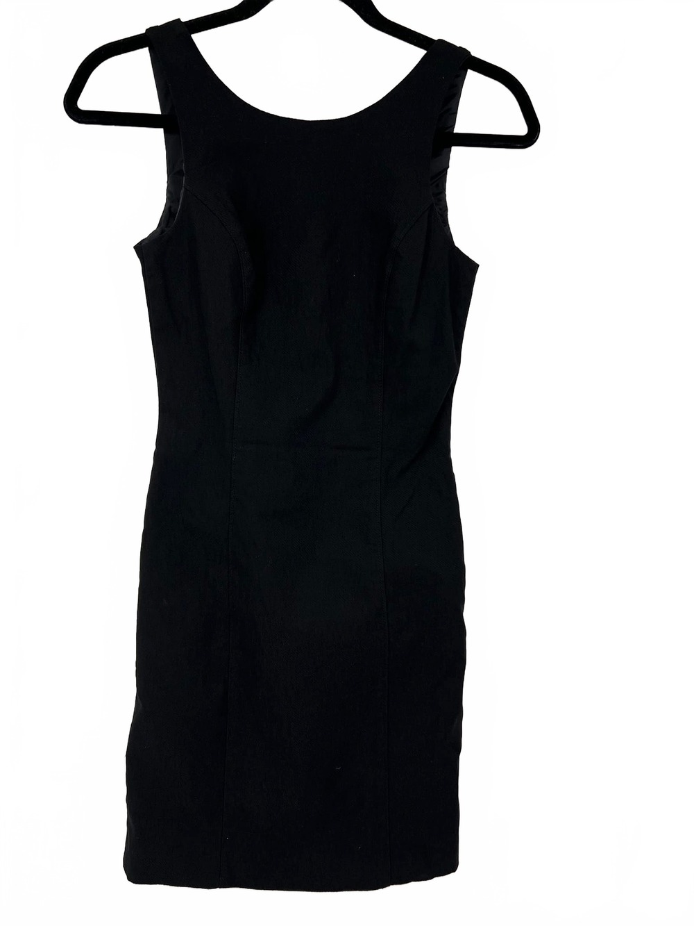 Bebe Black Midi Bodycon Dress | Open Studded Accents, Regular 0